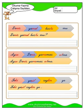 z sesi Çalışma Sayfaları